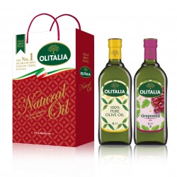 奧利塔純橄欖油+葡萄籽油1L/2入1組